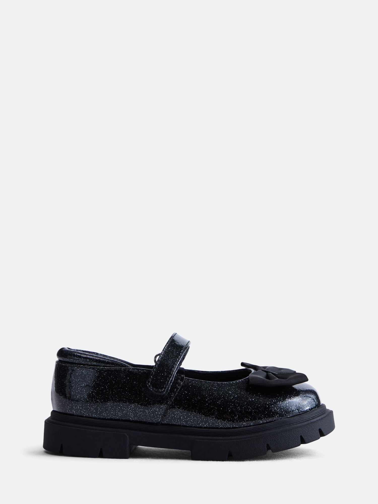Wonder Nation Toddler Girls Sparkly Bow Mary Jane Flats