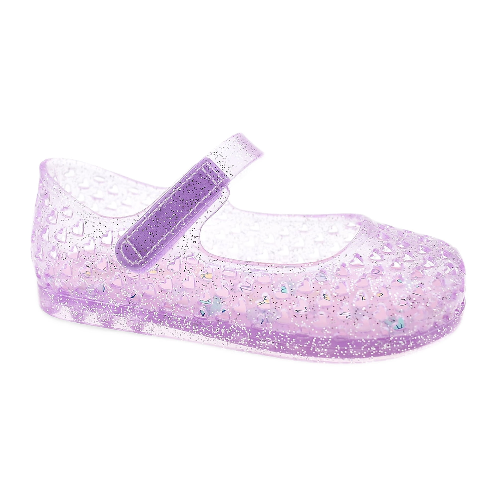Wonder Nation Baby and Toddler Girls Mary Jane Jelly Shoes
