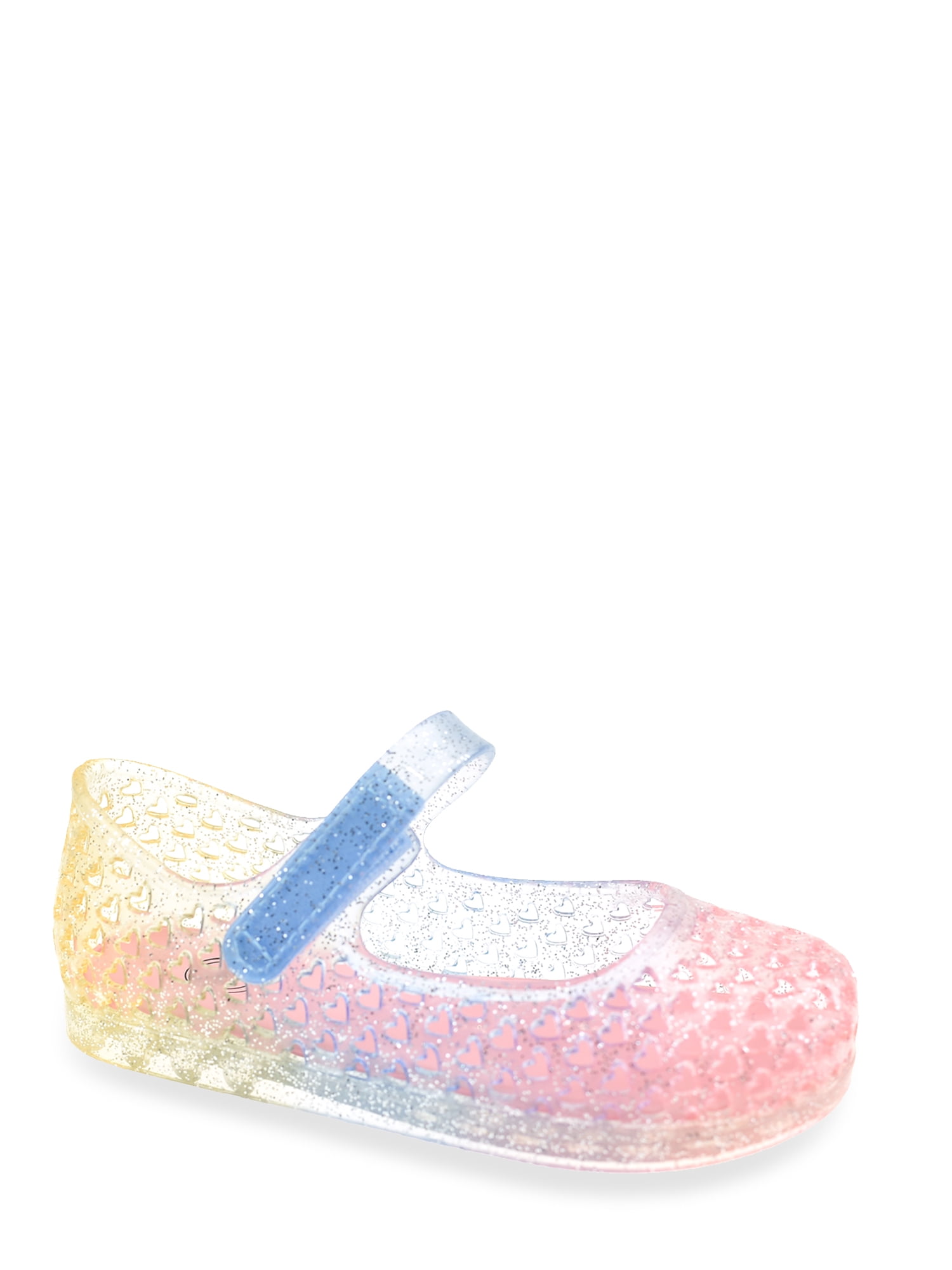 Wonder Nation Baby and Toddler Girls Mary Jane Jelly Shoes