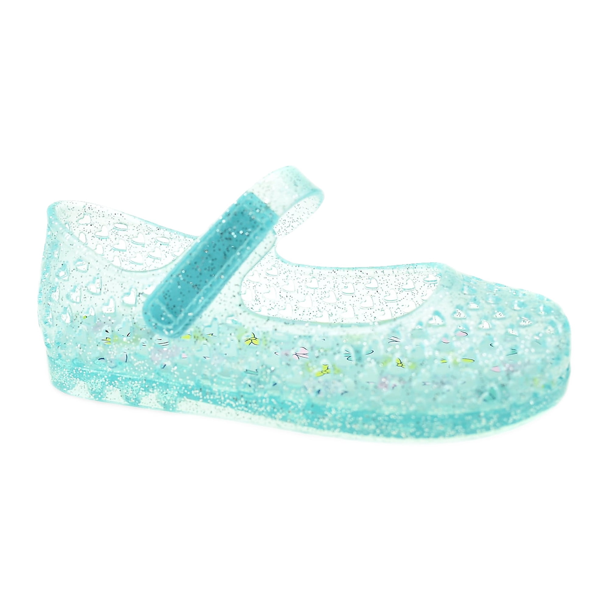 Wonder Nation Baby and Toddler Girls Mary Jane Jelly Shoes