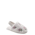 thumbnail image 1 of Wonder Nation Toddler Girls Scuff Flower Slippers, 1 of 5