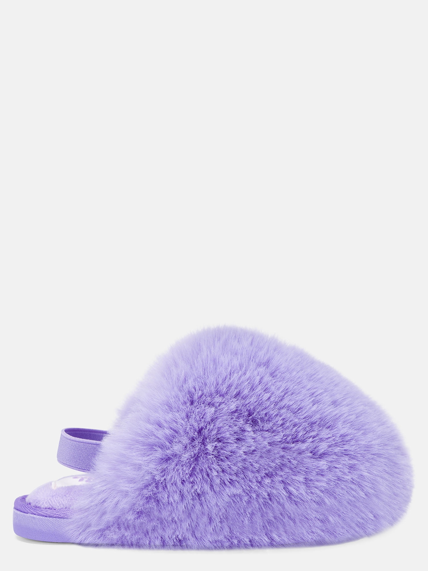 Wonder Nation Toddler, Little & Big Girls Faux Fur Puff Slippers