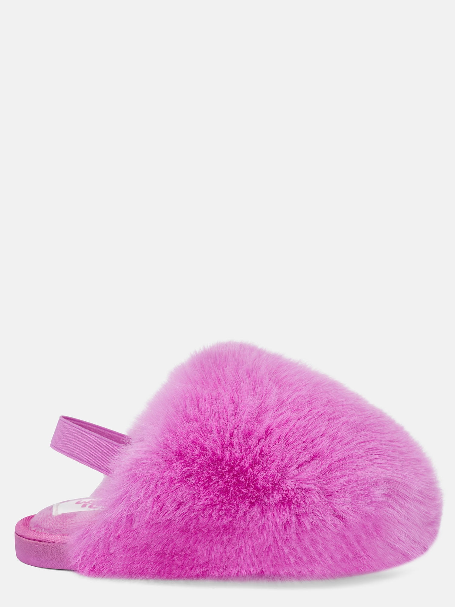 Wonder Nation Toddler, Little & Big Girls Faux Fur Puff Slippers