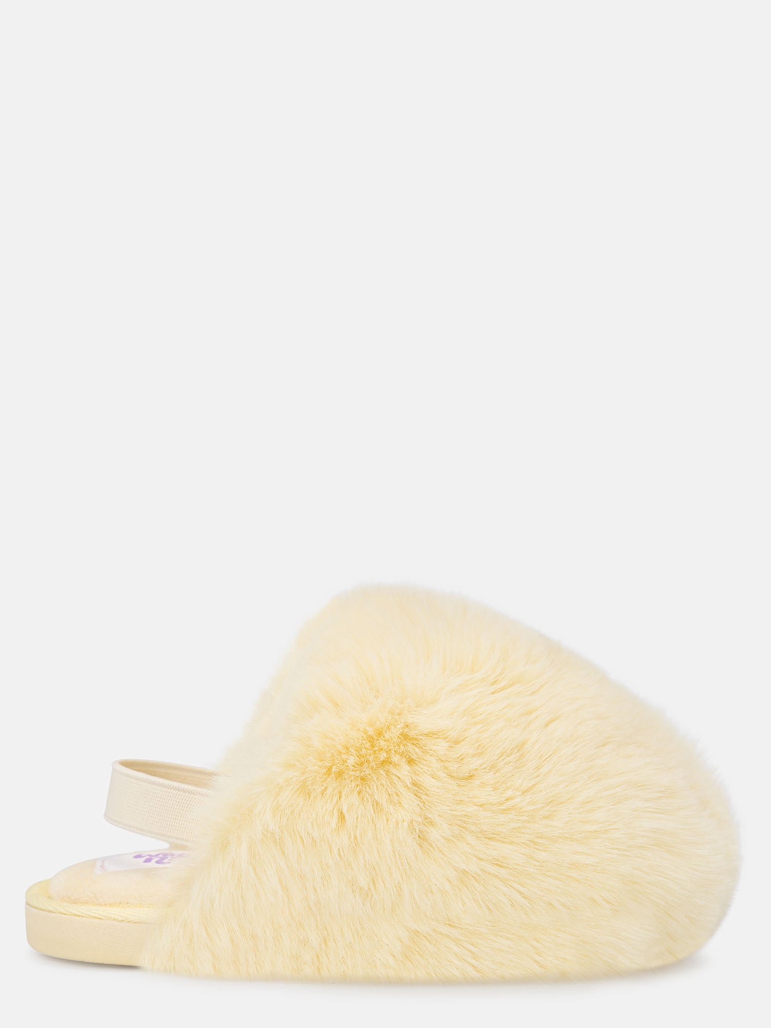 Wonder Nation Toddler, Little & Big Girls Faux Fur Puff Slippers