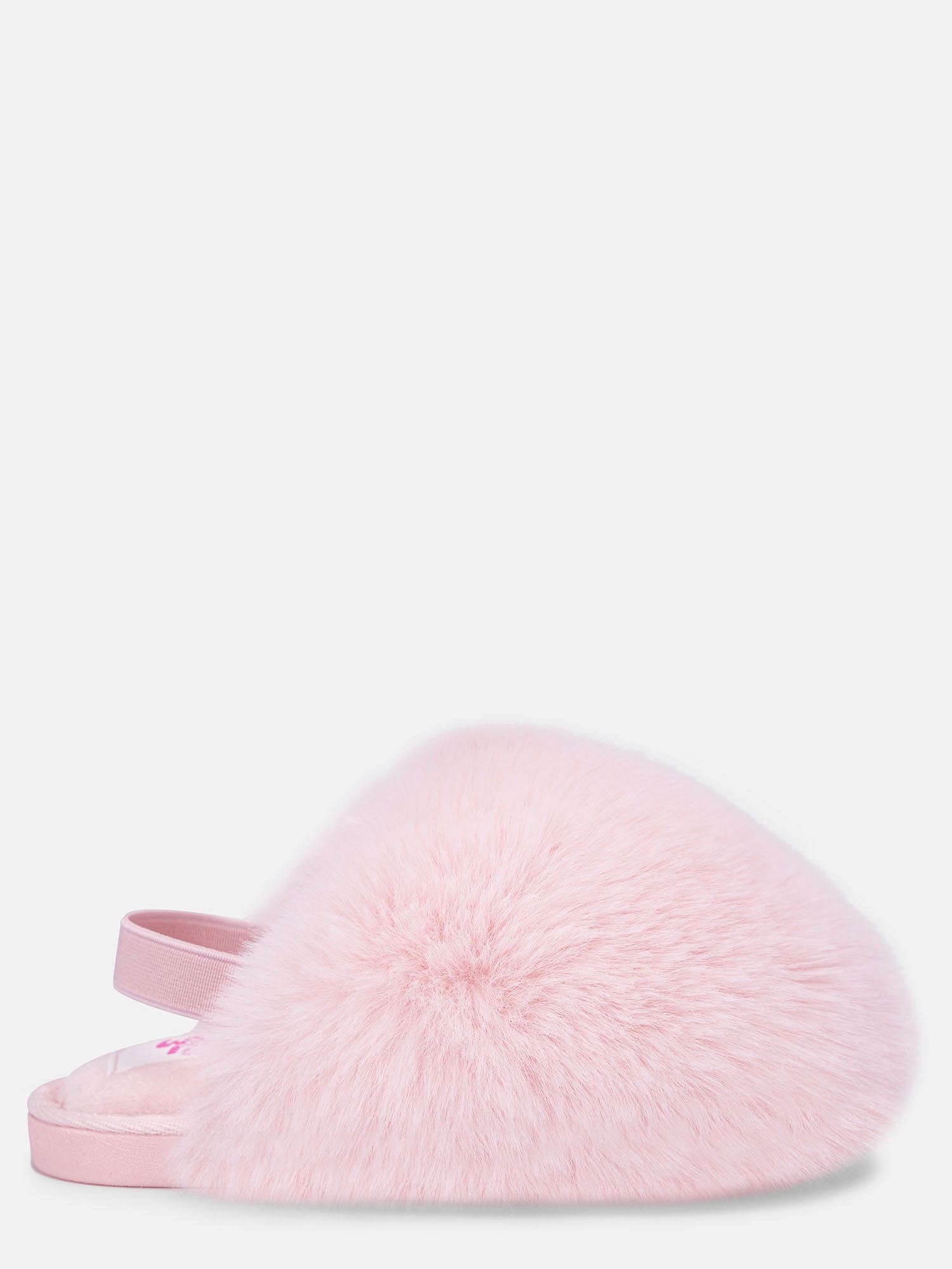 Wonder Nation Toddler, Little & Big Girls Faux Fur Puff Slippers