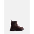 thumbnail image 1 of Wonder Nation Toddler Girls Sweater Knit Faux Leather Boots, 1 of 5