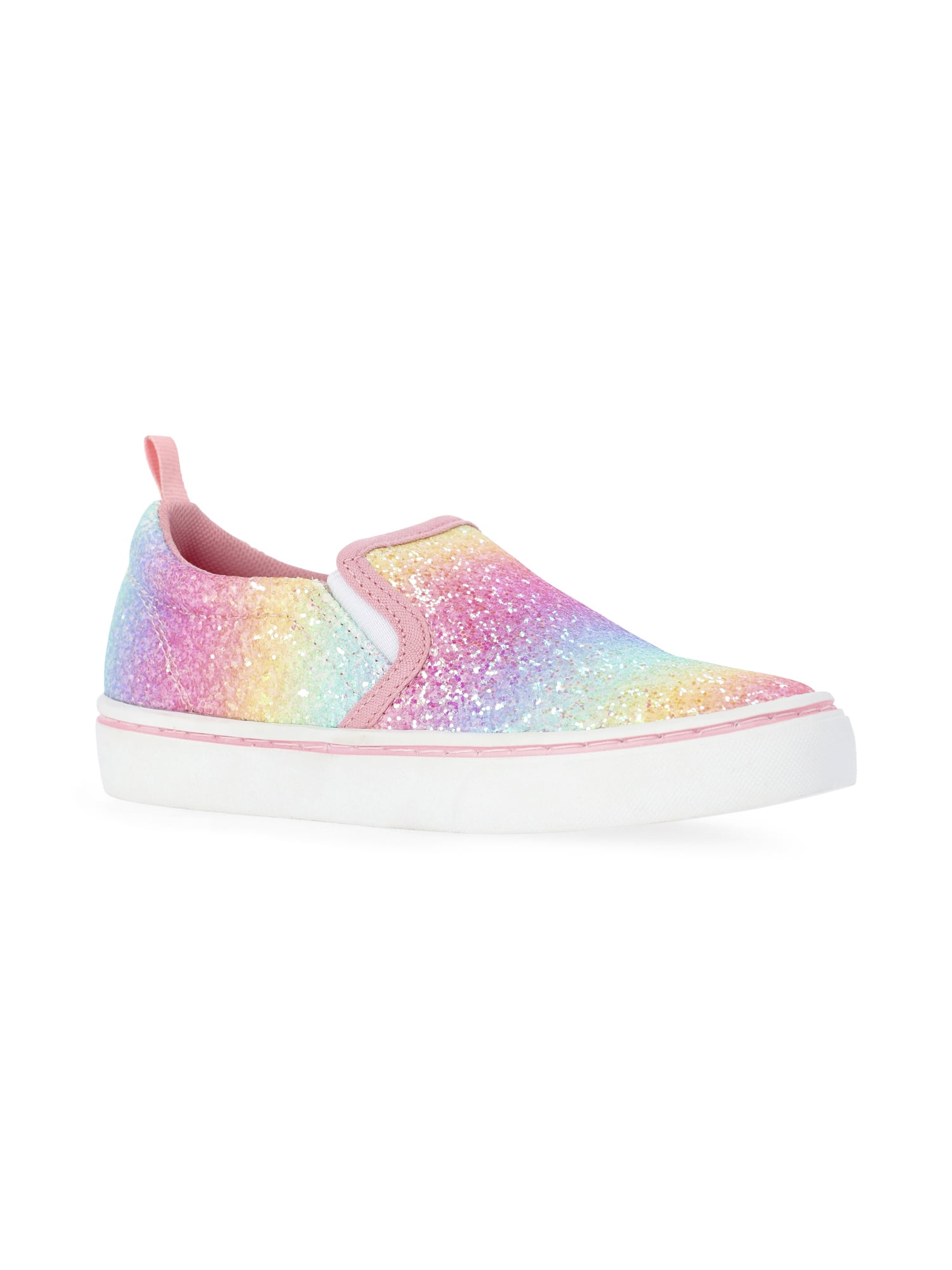 Wonder Nation Little and Big Girls Casual Slip On Sneakers