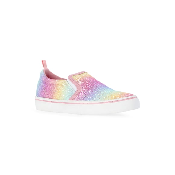 Wonder Nation Little and Big Girls Casual Slip On Sneakers
