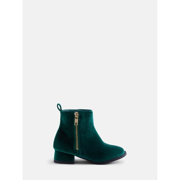 Wonder Nation Girls Faux Suede Velvet Boots