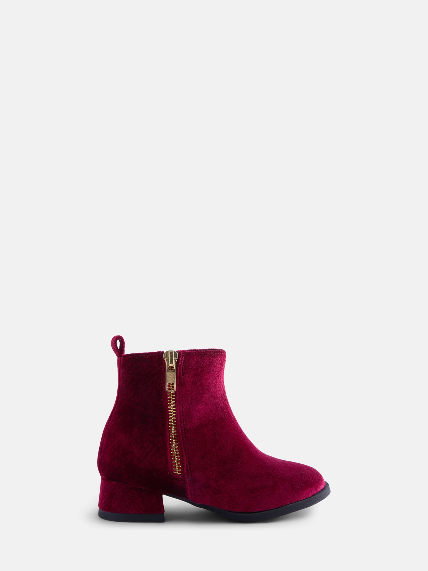 Wonder Nation Girls Faux Suede Velvet Boots