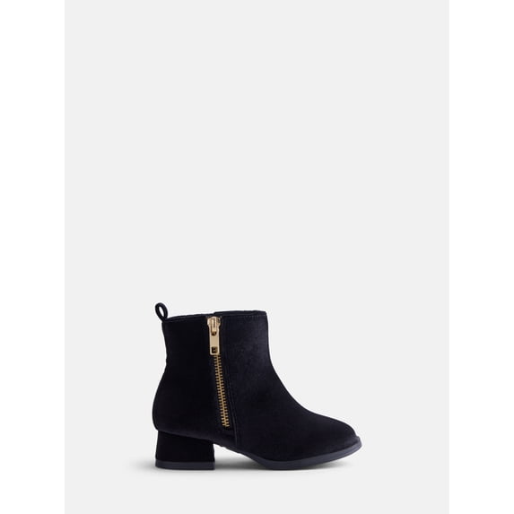 Wonder Nation Girls Faux Suede Velvet Boots