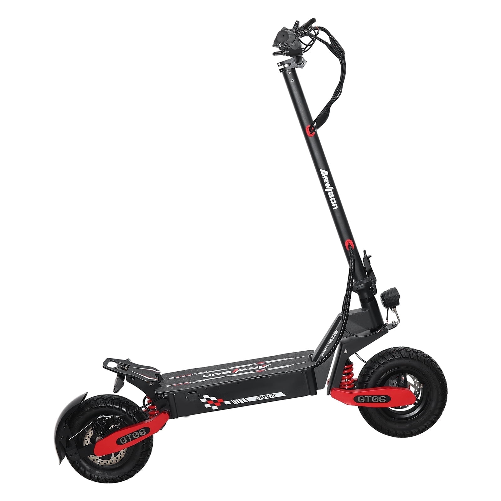 GT06 Electric Scooter for Adults, 1200W Peak ,48V 23.4AH Foldable Fast E Scooter, Up to 30MPH Top Speed, 11" Off-Road Tires, 330lbs MAX Load