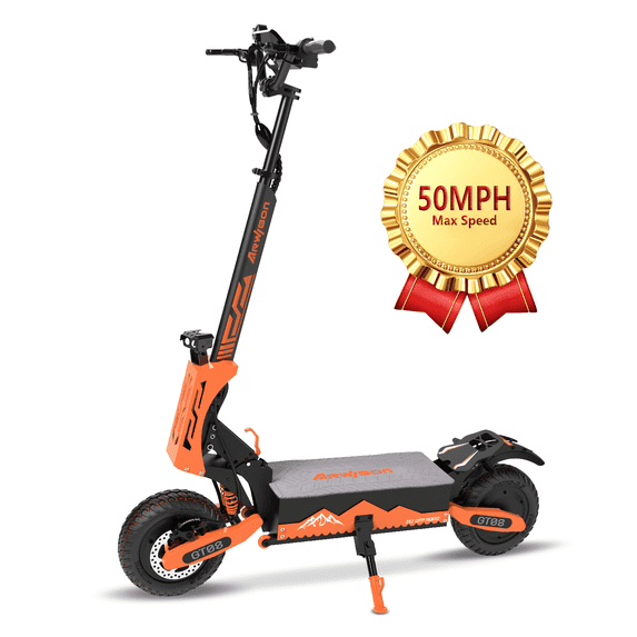 Folding Electric Scooter for Adults 5600W Dual Motors 11" Off Road Tires , 50MPH,Ride 46Miles