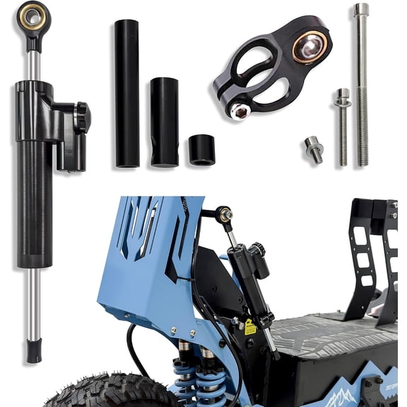 GT08 Electric Scooter Steering Damper and Stablizer,DF-GT08 Series Electric Scooter Parts and Accessories, Fast Speed Dual Motor Off Ro