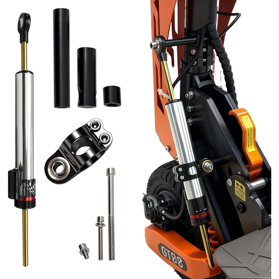 GT08 Electric Scooter Steering Damper and Stablizer,DF-GT08 Series Electric Scooter Parts and Accessories, Fast Speed Dual Motor Off Road Electric Scooter Parts & Accessories