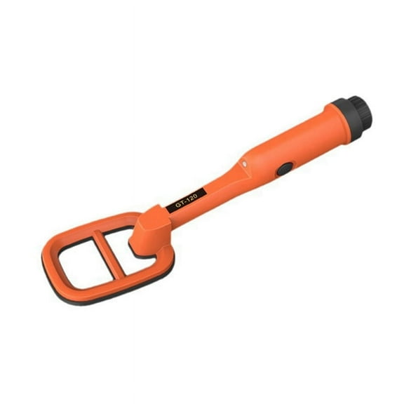 GT120 Handheld Diving Metal Detector Pinpointer Pointer Probe Waterproof Pinpointing 4.2Inch Search Coil Orange