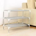 thumbnail image 1 of GT2-XJ Simple Assembly 3 Tiers Non-Woven Fabric Shoe Rack Gray, 1 of 2