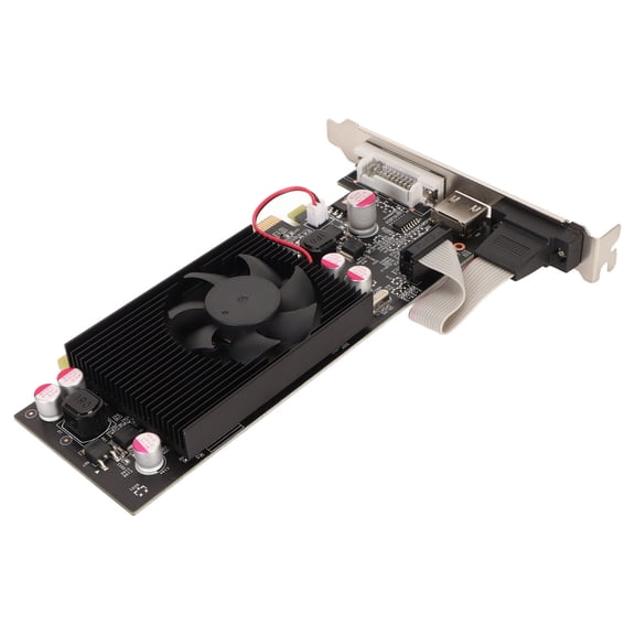 GT210 1G DDR2 64bit Graphics Card Gaming Graphics Card, Support DVI VGA GT210 1G DDR2 64bit Graphics Card with Cooling Fan for Office