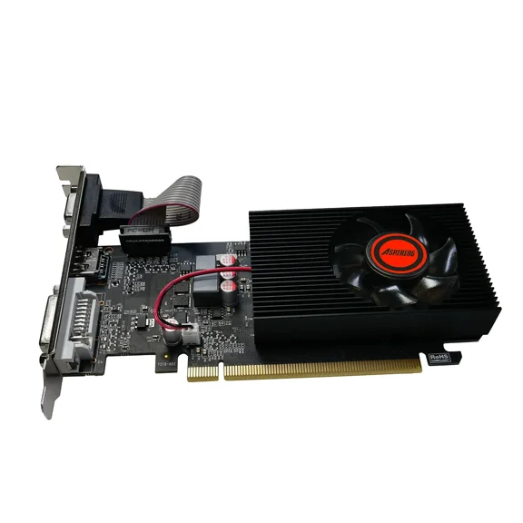GT220 1GB DDR3 128bit Graphics Card, Support DirectX 10.1 Single Fan Low PC Video Card, PCI Express X16 2.0, HDMI/DVI/VGA Interface