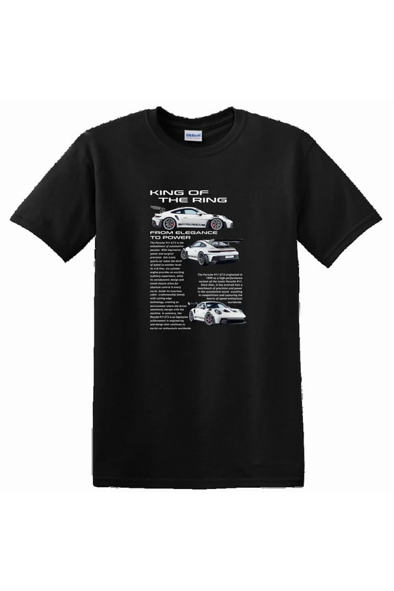 GT3 RS Car Model T Shirt Racing Graphic Tee Collector's Apparel