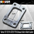 thumbnail image 1 of GT30 GT35R T3 Turbo Exhaust Inlet Metal Gasket, 1 of 7