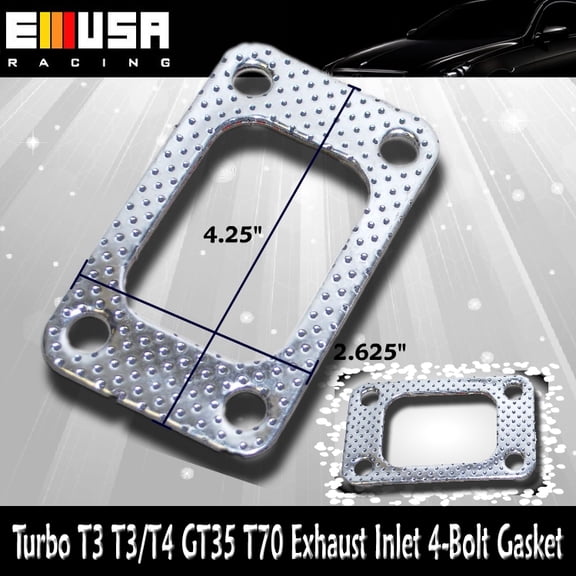 GT30 GT35R T3 Turbo Exhaust Inlet Metal Gasket