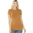 thumbnail image 1 of GT3008 Zenana Outfitters Short Sleeve T Shirt Basic Plain Solid Top Crew Neck Cotton/Spandex, 1 of 4