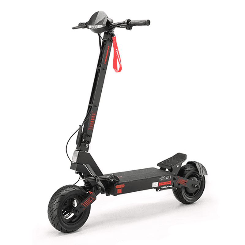 GT4 Electric Scooter for Adults - 2400W Rear Motor, 43.5mph Top Speed, 43.5 Miles Maxi Range, Equipped with 11-Inch Road Tires and LED Touchscreen (With Steering Damper)