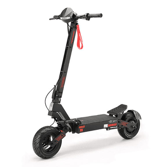 GT4 Electric Scooter for Adults - 2400W Rear Motor, 43.5mph Top Speed, 43.5 Miles Maxi Range, Equipped with 11-Inch Road Tires and LED Touchscreen (With Steering Damper)