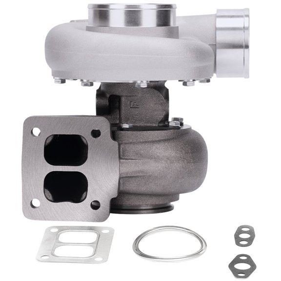 GT45 Turbocharger, T4 V-Band Flange, 1.05 A/R, 600+HP, Oil Cooled, Billet Wheel, Universal 4.0L-6.0L Engine, Exhaust System Upgrade
