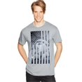 thumbnail image 1 of GT49C-A4 Mens Liberty Flag Graphic Tees, Grey - 3XL, 1 of 1