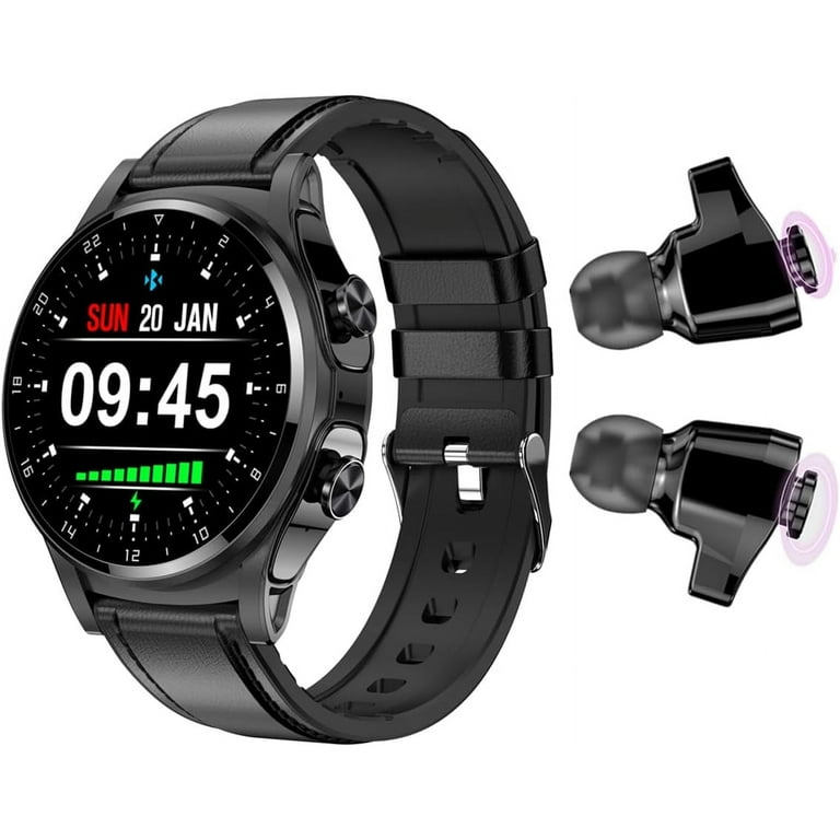 GT66 2 in 1 Smart Watch with Earbuds 1.39