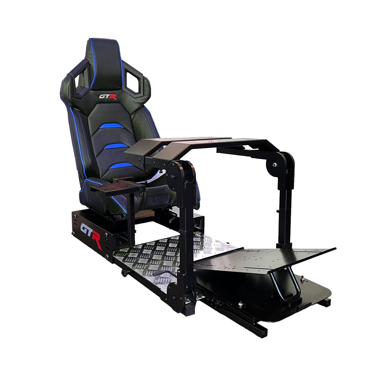 GTA Pro Model Racing Simulator Cockpit Black Frame with Black