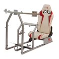 thumbnail image 1 of GTAF Model Silver Frame White/Red Seat, 1 of 5
