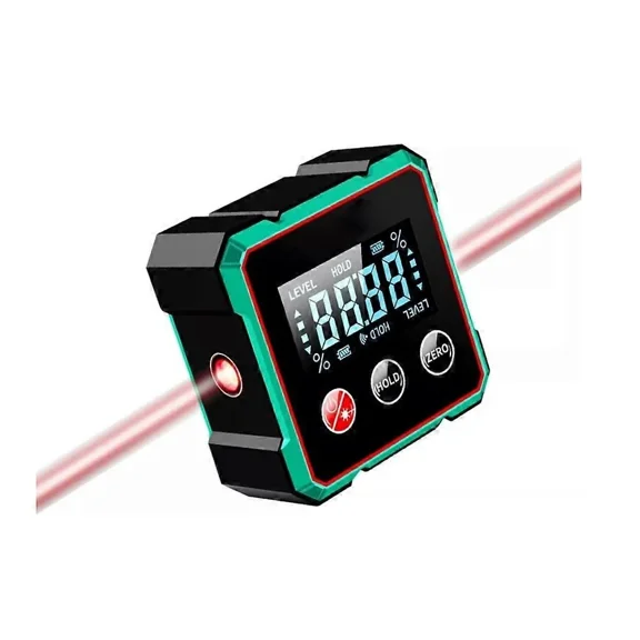 GTB Magnetic Digital Angle Finder with Electronic Laser,Aneedbaby Angle Tool