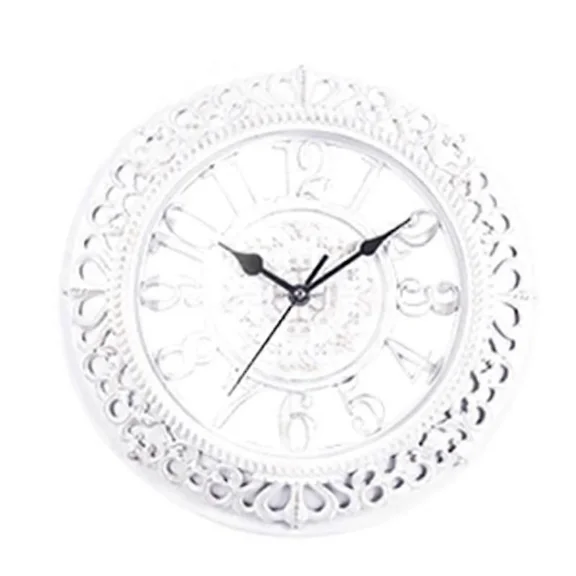 GTB Numerals Wall Clock,Home Antique Style, Room Decor,No Ticking Sound D