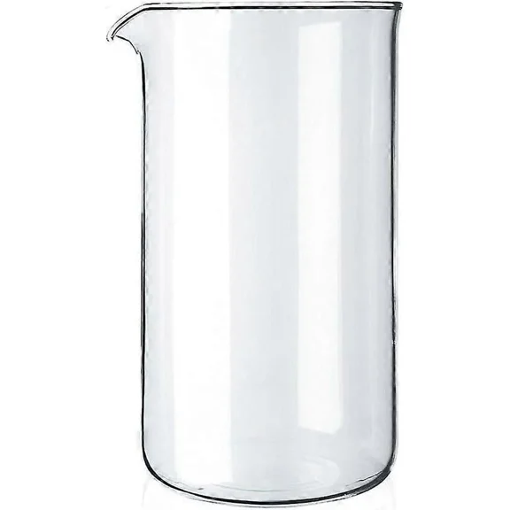 GTB Replacement Glass Tumbler for French Press, 8 Cups, 1L