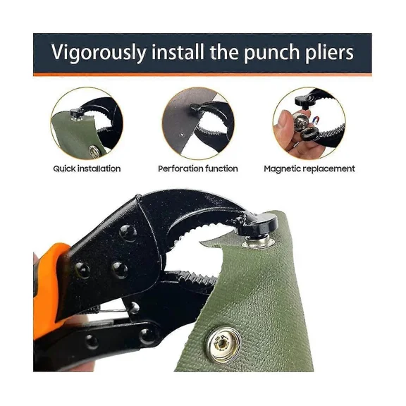 GTB Snap Fastener Kit Adjustable Pliers for Snap Buttons,Snap Fastener Tool Kit with Snap Button Set fo yuante