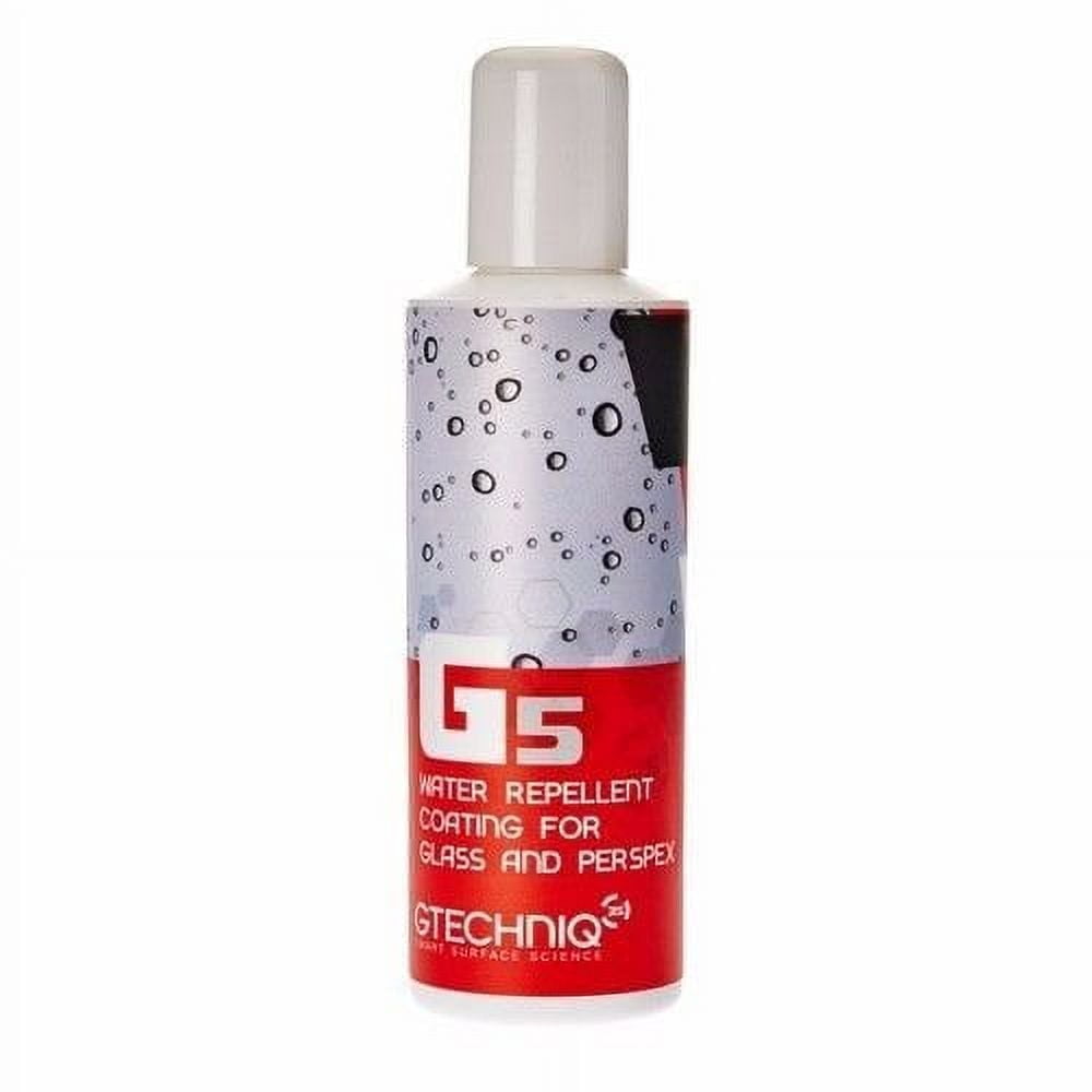 GTECHNIQ G5 0.1 Water Repellent Coating for Glass and Perspex 100ml