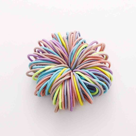 GTEYOIJN A Hairband with Teeth S 1 Pieces Of 3 Cm Nylon Non-Harm Hair Rubber Band Color Hair Rope Jewelry