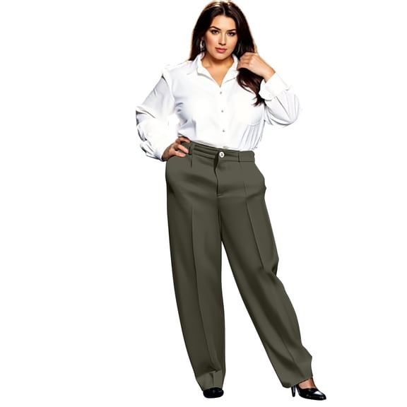 GTEYOIJN Wide Leg Jeans for Women Trendy High Waisted Flare Jeans Cropped Denim Pants Stretchy Baggy with Patch Pockets Women's Linen Wide Leg Pants Casual Loose High Waist Beach Haren Pants Pockets