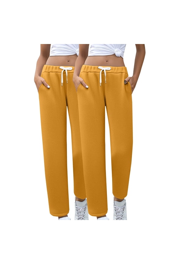 Women's Jeans High Waisted Straight Leg Stretchy Jeans Trendy Welt Pockets Loose Wide Leg Pants 2 Piece Women's Casual Sport Pants