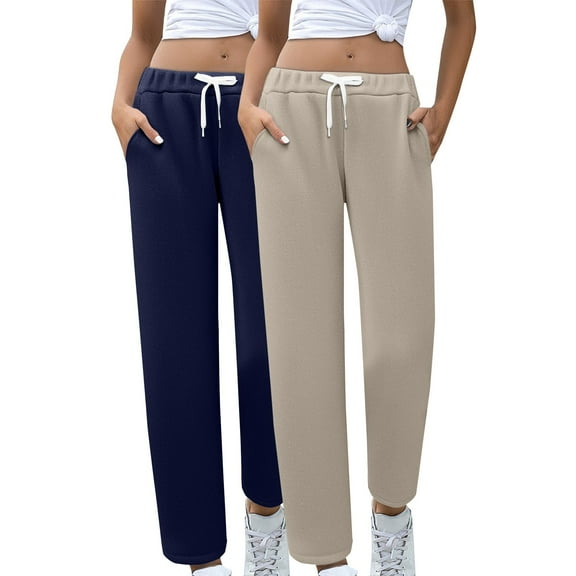 GTEYOIJN Women's Jeans High Waisted Straight Leg Stretchy Jeans Trendy Welt Pockets Loose Wide Leg Pants 2 Piece Women's Casual Sport Pants