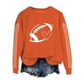 thumbnail image 1 of GTEYOIJN Women's Rugby Hoodie without a Cap Fall Womens Clothes Football Funny Sweatshirt for Women Graphic Print Sunday Casual Long Sleeve Crewneck 2025 Fall Pullover, 1 of 4