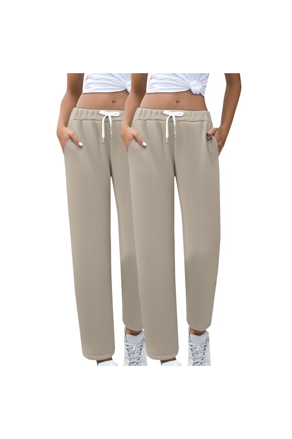 Women's Totally Shaping Pull-On Bootcut Jeans High-Rise Stretch Denim 2 Piece Women's Casual Sport Pants