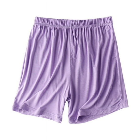 GTEYOIJN Women's Totally Shaping Pull-On Bootcut Jeans High-Rise Stretch Denim Womens Pajama Shorts Soft Comfor table Lightweight Elastic Drawstring Pajama Bottoms Shorts with Pockets