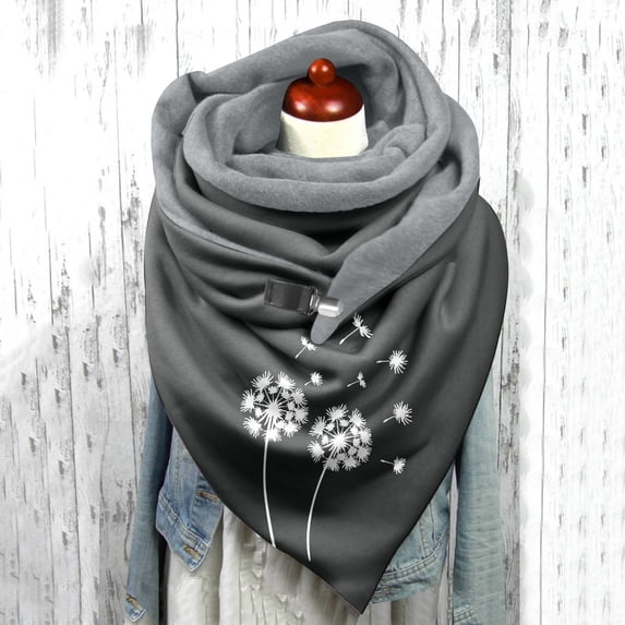 GTEYOIJN Womens Autumn and Winter Fashion Scarf Cotton Warm Headscarf Scarf Silk Neck Scarf