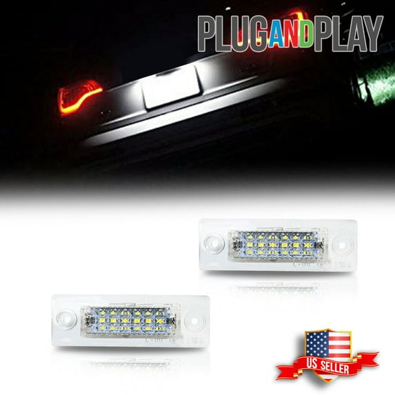 GTINTHEBOX 2PCS LED LICENSE PLATE LIGHTS LAMPS For VW JETTA 2005 2006 2007 2008 2009 2010