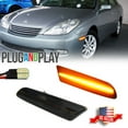 thumbnail image 1 of GTINTHEBOX 2PCS Smoked Lens Amber LED Front Signal Side Marker Lights For 2002-2003 Lexus ES300 & 2004-2006 Lexus ES330, 1 of 12