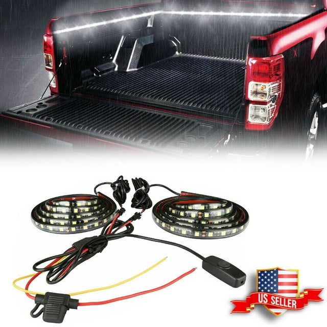 GTINTHEBOX 2Pcs 60" LED Cargo Truck Bed Light Strip Lamp Lighting Kit